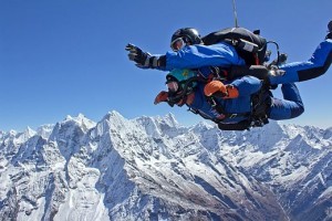 The Nepalese Himalayas skydive