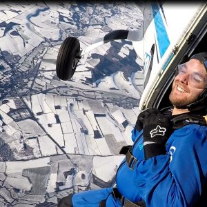 winter skydive