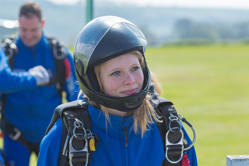 Tandem skydive instructor Holly
