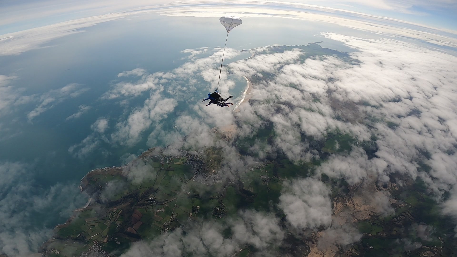 freefall shot from above