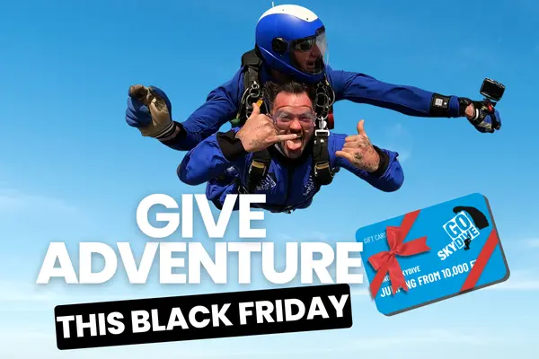 Black Friday Offer Skydiving gift experience